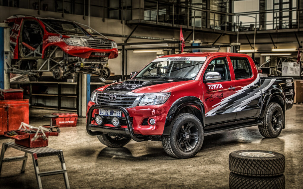 Toyota Hilux at Blitz Auto Tech Services for repair
